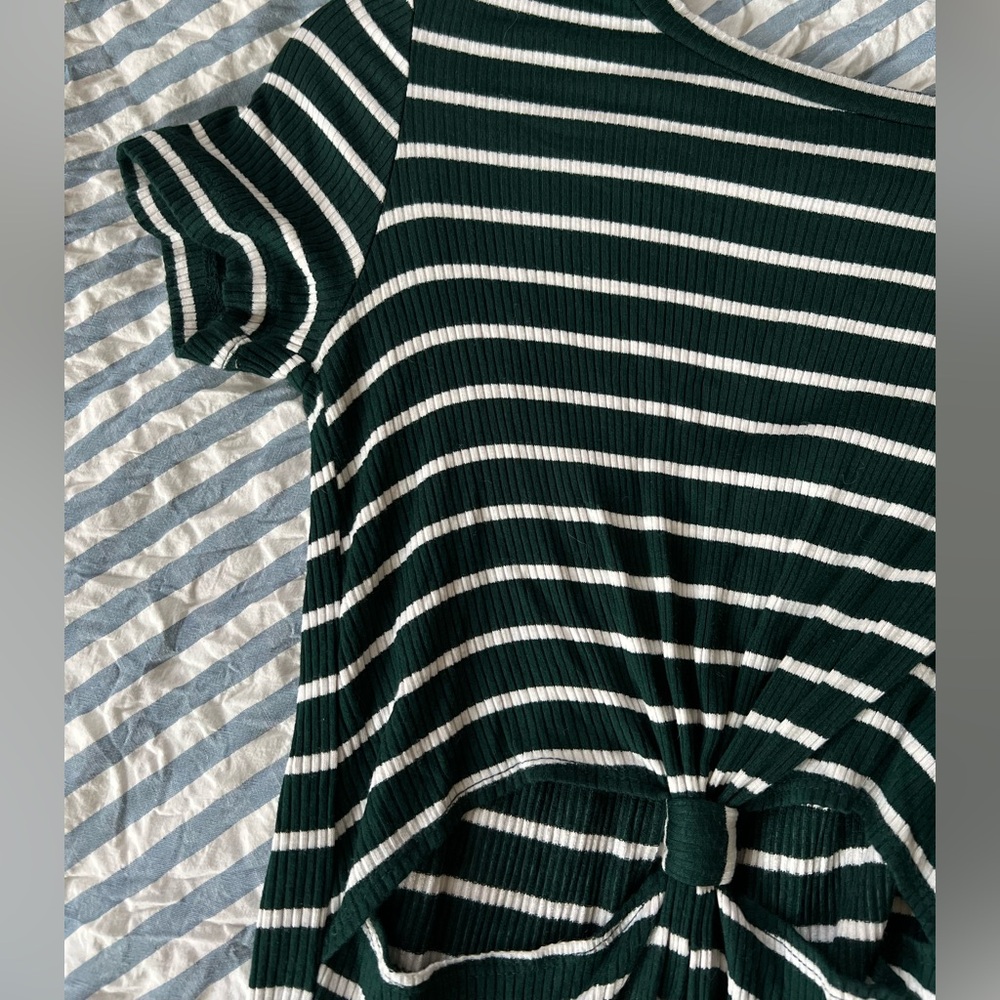 Striped Fitted Dress